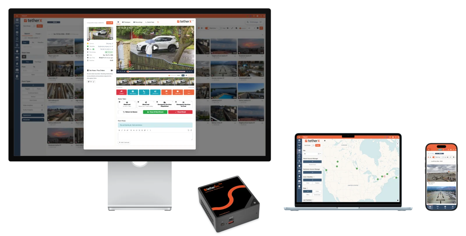 TetherX network-agnostic cloud VMS