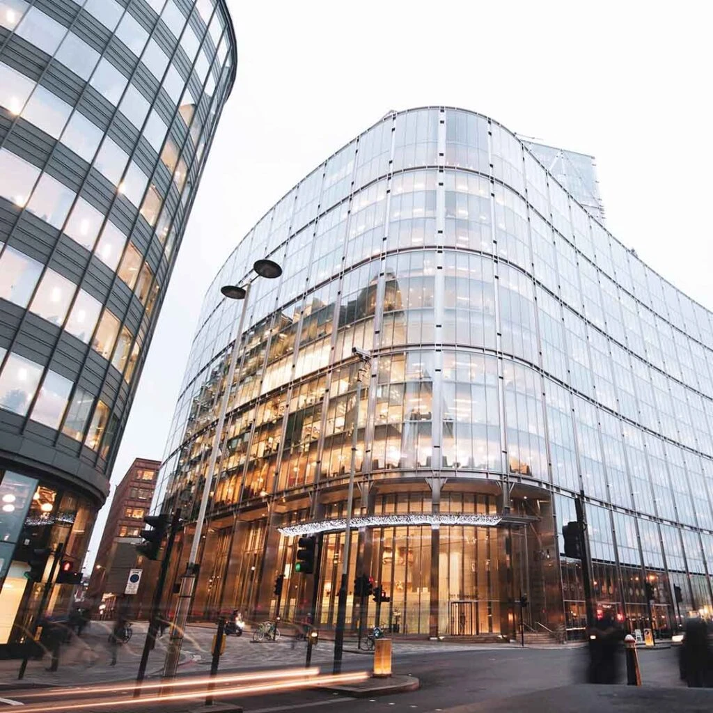 Modern office building exterior