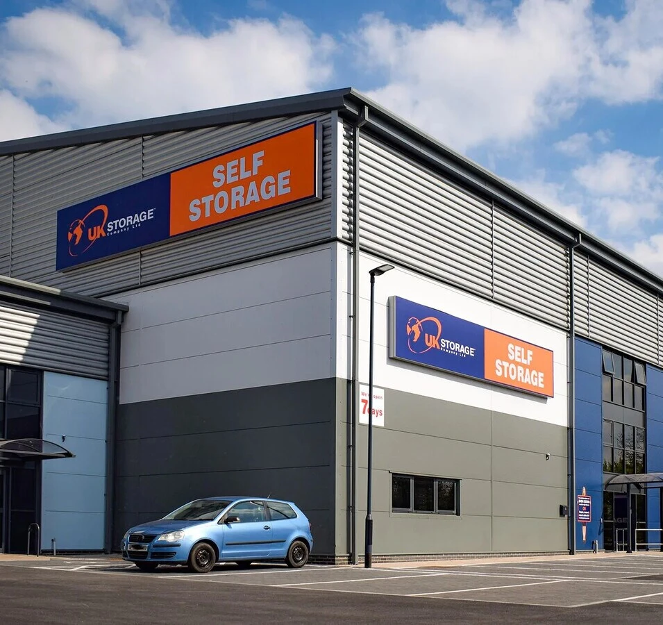 Self-storage facility exterior