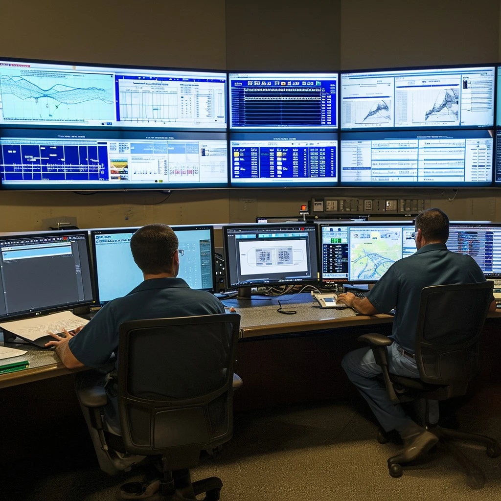 BMS / building-services control room