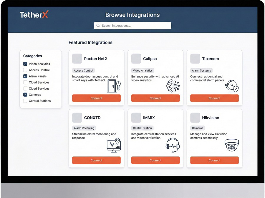 TetherX Marketplace - Browse Integrations