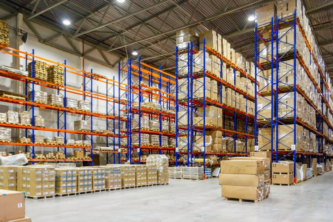Warehouse aisle