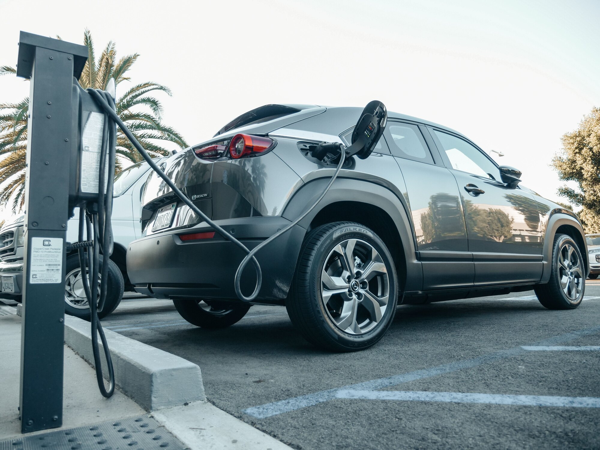 Electric vehicle charging bay