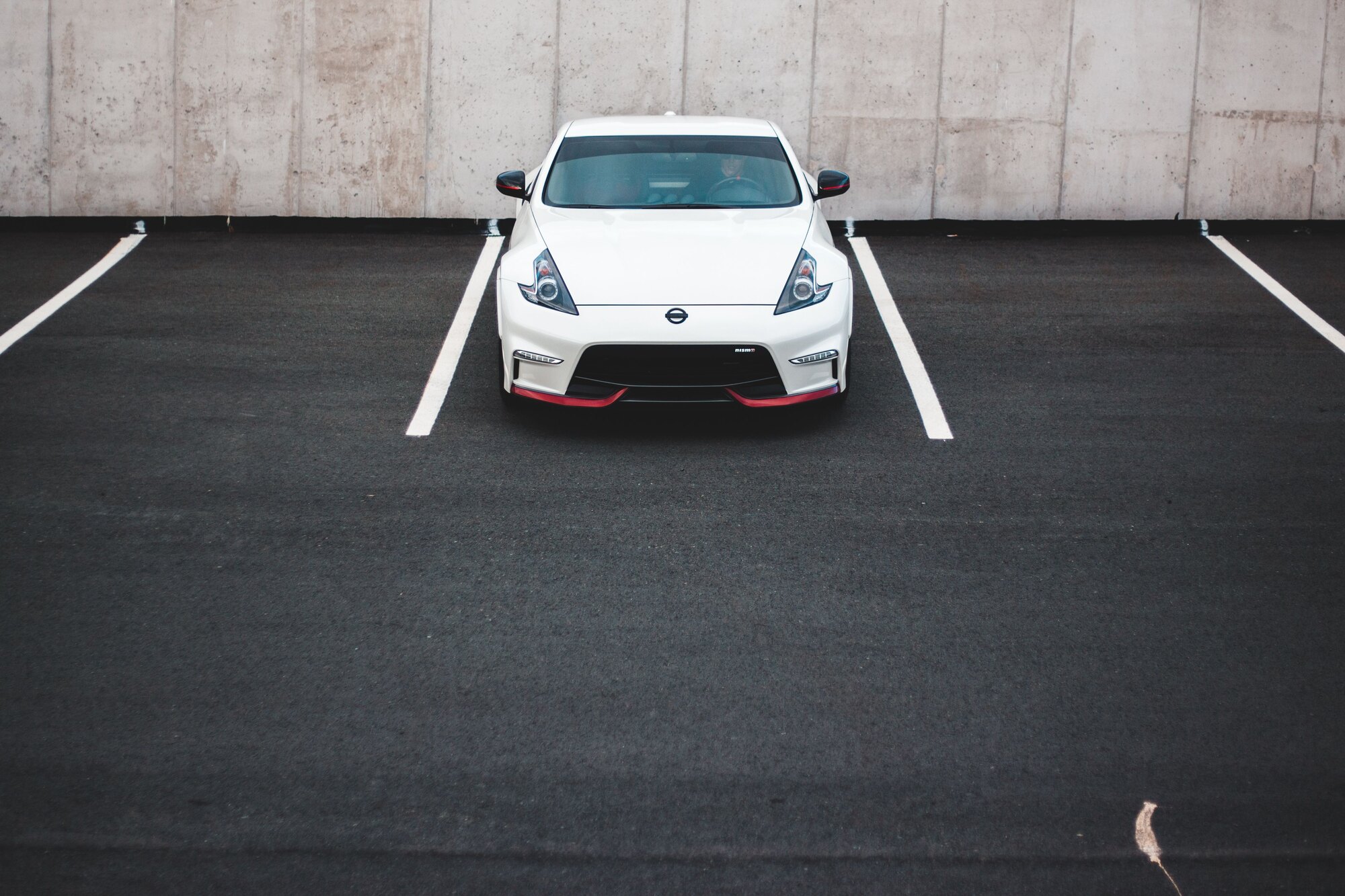 Marked vehicle bay
