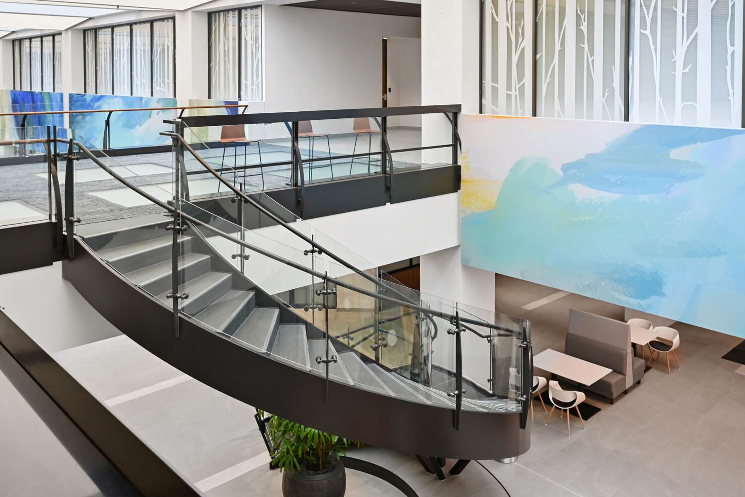 Office stairwell